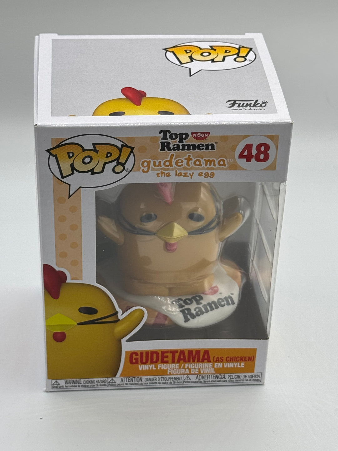 Top Ramen Gudetama The Lazy Egg 48 Funko Pop